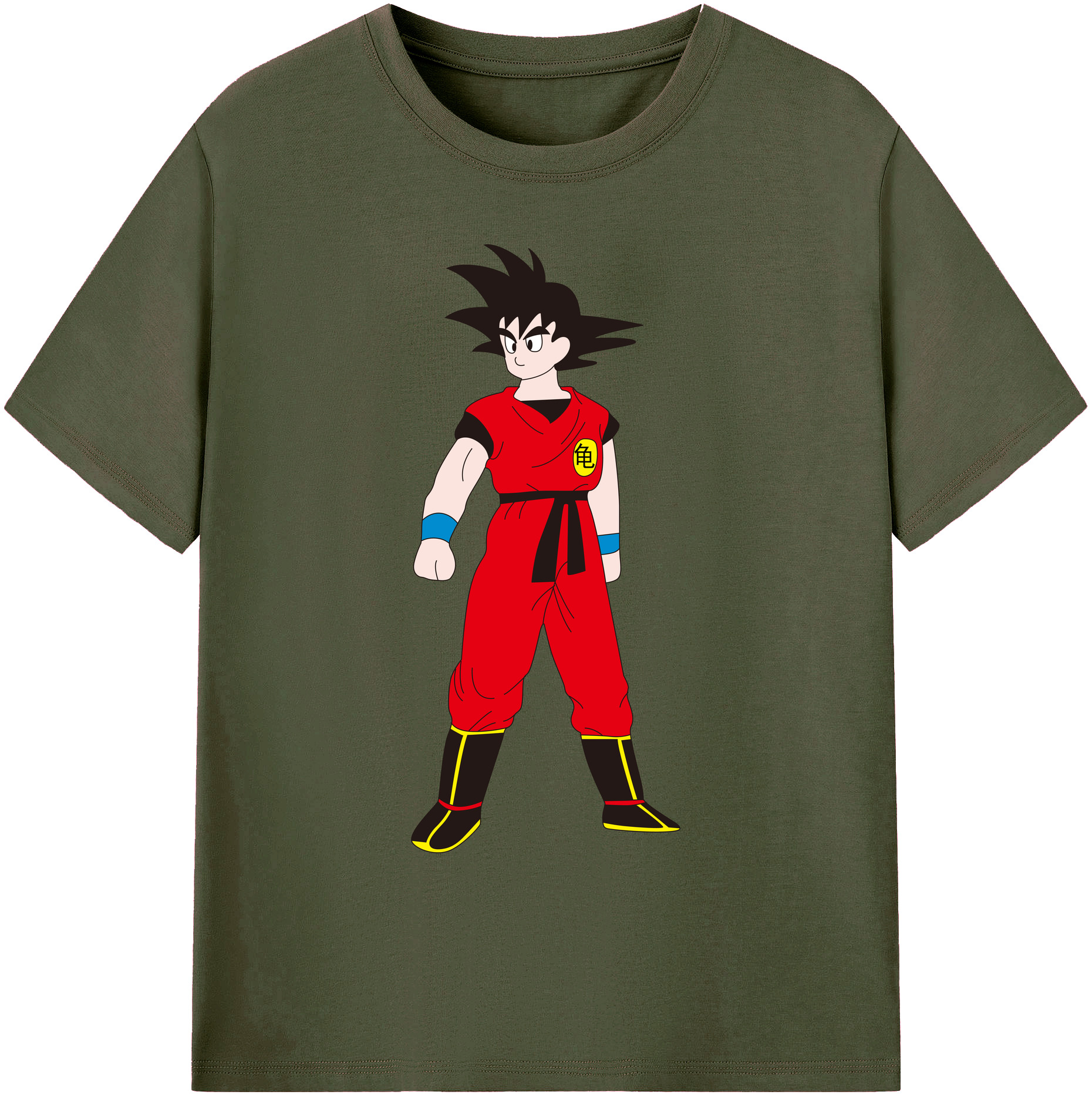 （画像用） ドラゴンボール 孫悟空（そん ごくう）Son Goku カカロット DRAGON BALL Kakarotto 綿100％ メンズ半袖Tシャツ｜肌触りやわらか＆通気性